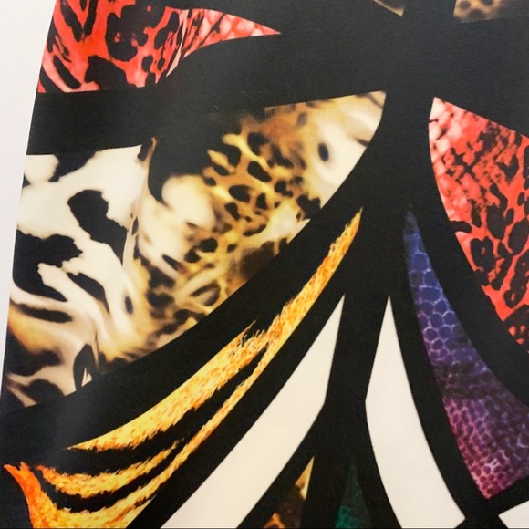 First Look Sleeveless Mini Dress Multi Colour Animal Print Size Small - Picture 2 of 6